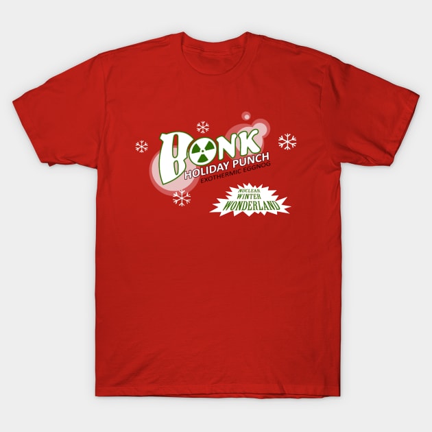 Bonk! Holiday Punch (RED) T-Shirt by The_RealPapaJohn